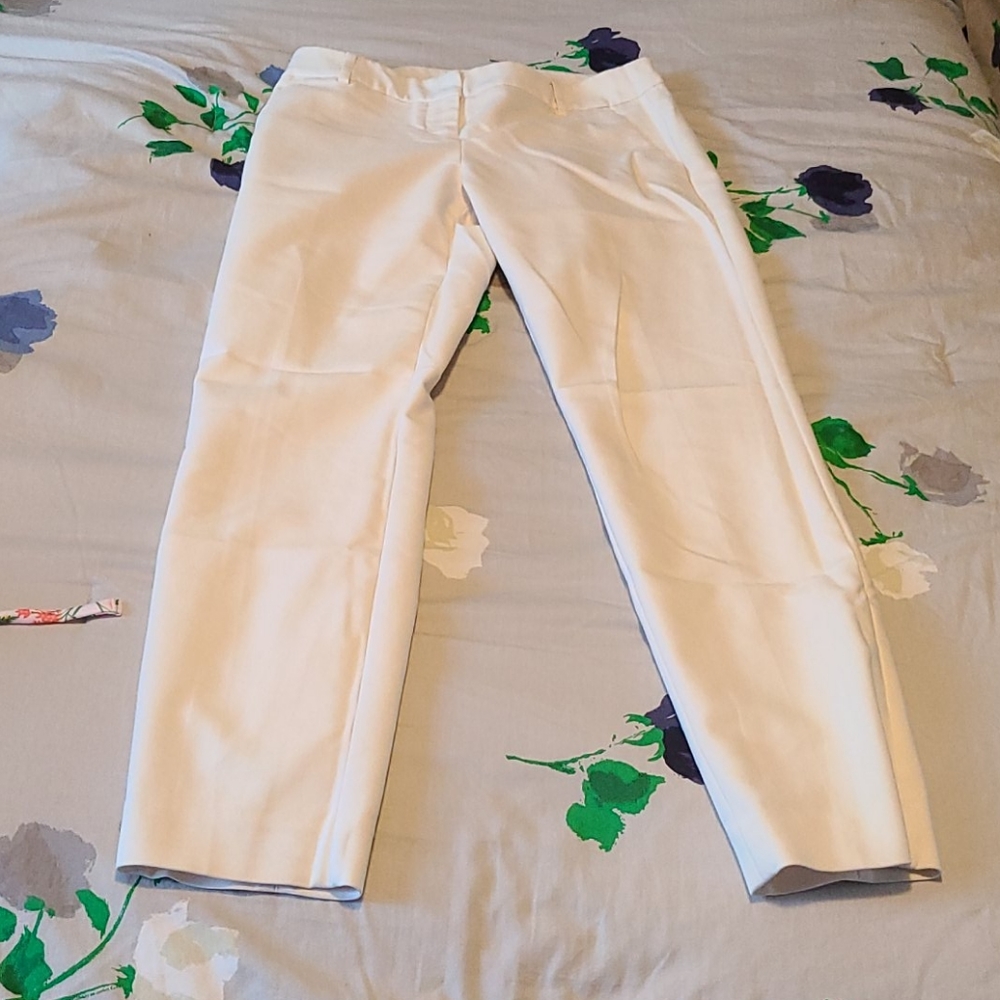 Express white ankle dress pants